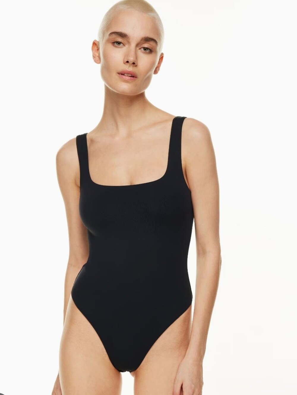 Babaton Aritzia Women’s Contour Tank Black Size Medium Square Neck Bodysuit